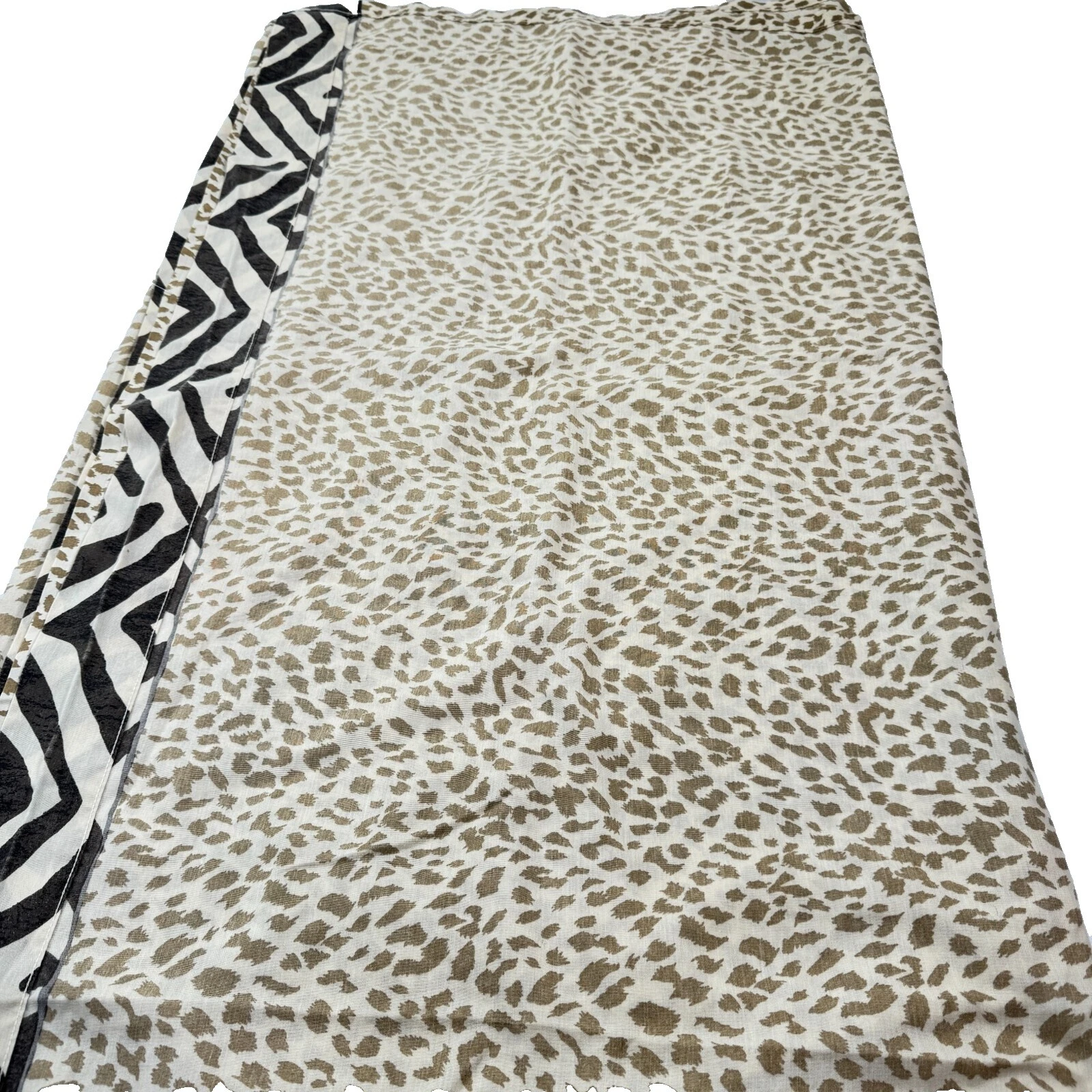 Mezcla de algodón estampado animal ropa de cama sábanas Planas