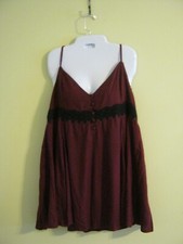 Urban Outfitters Burgundy Babydoll Dress,Size L, with tags!