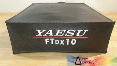 YAESU FTDX10 HAM RADIO DUST COVER YAESU LOGO APPROVAL DXCOVERS FTDX10