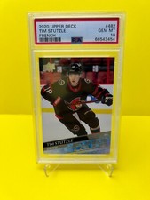 2020-21 Upper Deck Tim Stutzle Young Guns Jeunes Loups French PSA 10 - Series 2