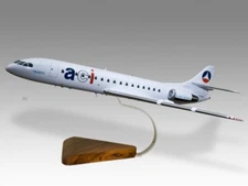 Sud SE-210 Caravelle 10B3 Air Charter Sud Aviation Desk Wood Model Small 1/100