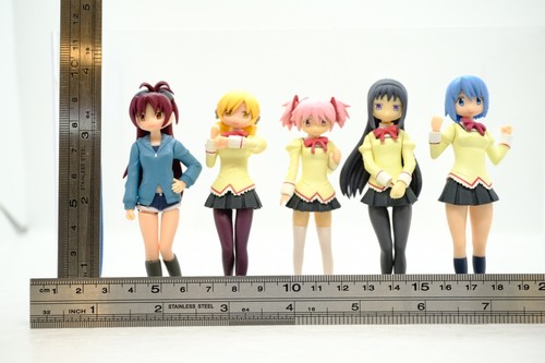 Puella Magi Madoka Magica Takara Tomy Serie SR Juego Completo de 5 Mini Figuras - Imagen 24 de 24