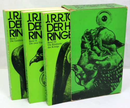 J.R.R.TOLKIEN DER HERR DER RINGE Band I,II and III BOXED SET (German) 3129080007 - 第 1/7 張圖片