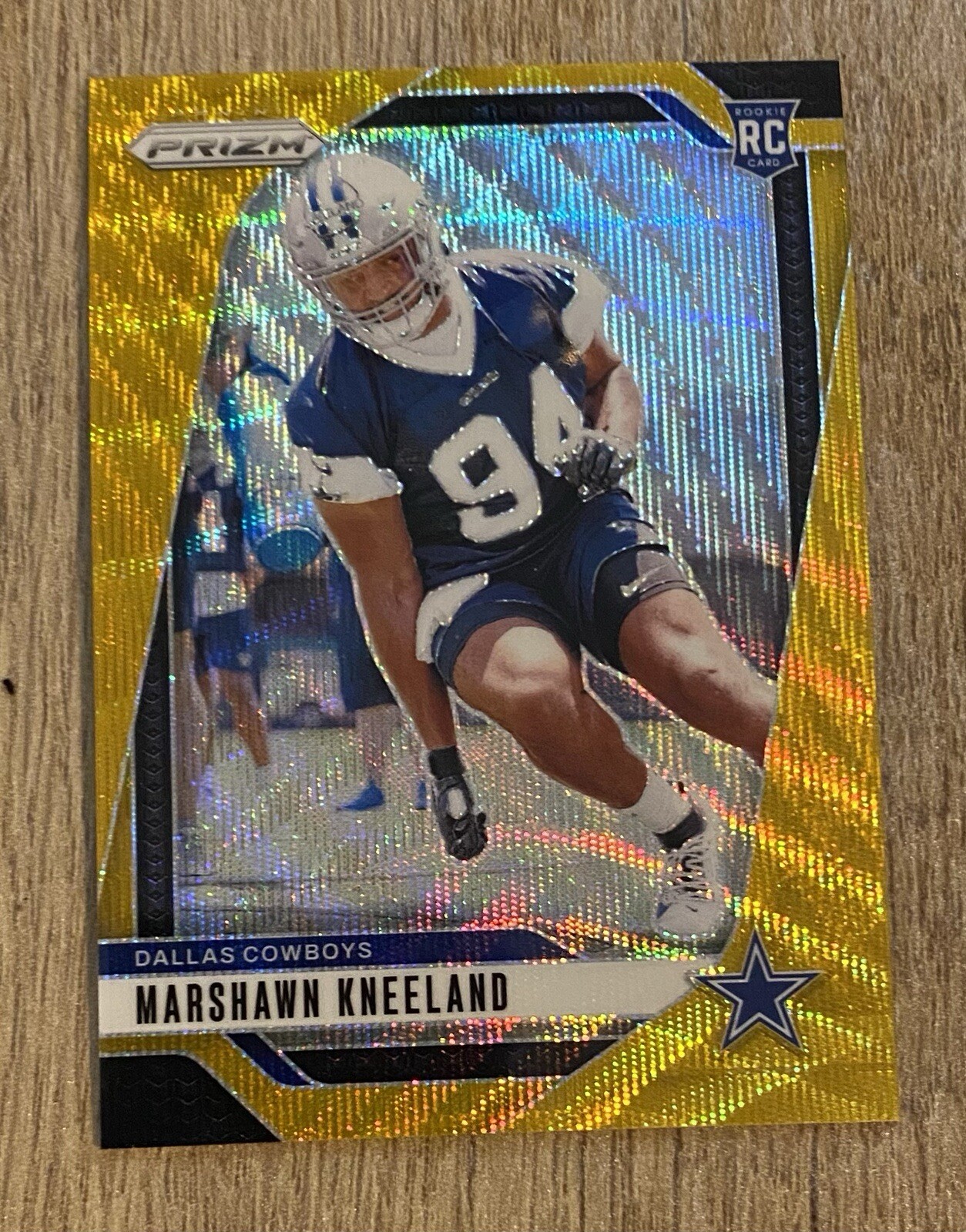 2024 Panini Prizm Marshawn Kneeland True Gold 4/10  #373 🏈