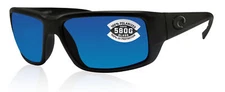 Costa Del Mar Fantail Blackout Frame Blue Mirror 580 glass polarized lens