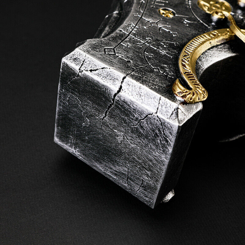  Thor's Hammer in GOW,Role-playing Props,Made of Polyvinyl  Chloride,Used for Collection and Role Playing : Toys & Games