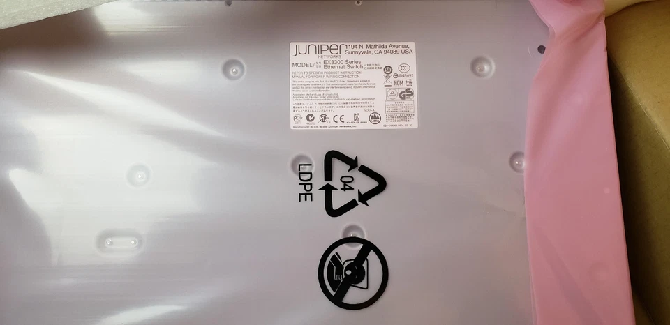 Juniper EX3300-24P 24-Port Gigabit Switch New - Image 3 of 4