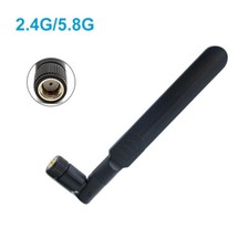 10x 5DBi 2.4GHz / 5.8GHz Dual-Band Antenna RP-SMA Male Jack Connector Black