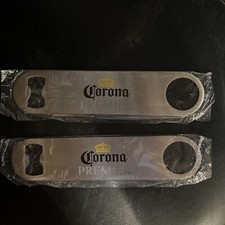 2 PACK NEW Corona Premier Bottle Opener Silve...