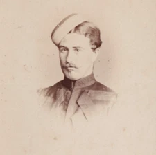 Victorian CDV Photo Soldier 9th Lancers Military Cranfield Dublin Ireland