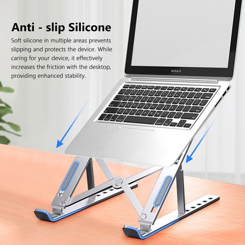 Folding Design Macbook Stand Office Desk Accessory - Photo 5/14