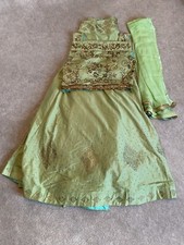 Mint Green Lehenga Choli Inseams Inside Blouse