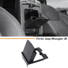 For Jeep Wrangler JK11+ Hidden Console Armrest Box Storage Organizer Accessories