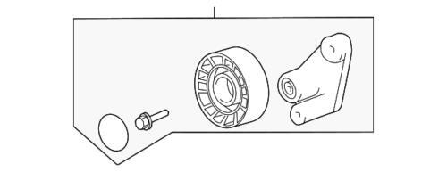 Polea tensora para Land Rover (N/P PQR000170)