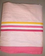 Pottery Barn Teen Ribbon Stripe Duvet Cover Twin Pink 373