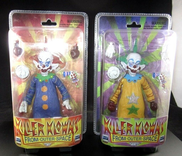 Killer Klowns From Outer Space Tiny & Shorty Action Figures Amok Time Monstarz | eBay