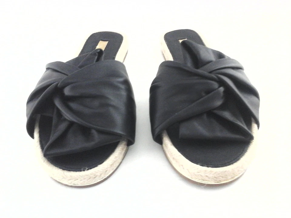 Sandalias LOUISE ET CIE Slides Negro Lazo Sin Cordones Camille Para Mujer US 7.5/38 Nuevas $99 Foto 3 de 4