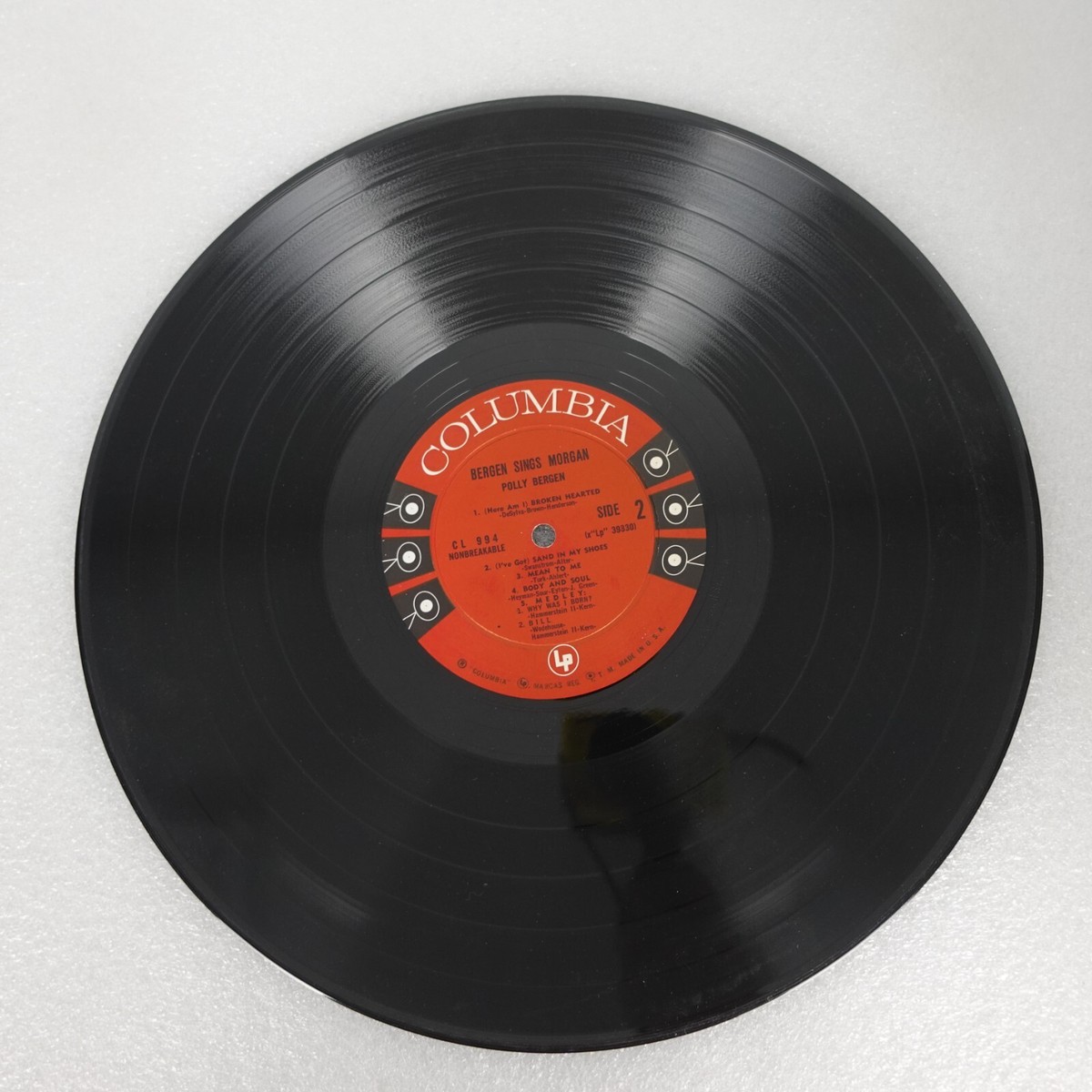 Polly Bergen Bergen Sings Morgan LP Vinyl Record Album | eBay