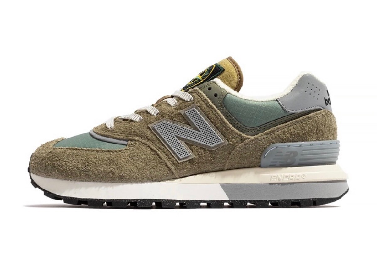 STONE  × NEW BALANCE 574 LEGACY U574LGST New Balance 574 Legacy Stone Island Steel Blue - U574LGST