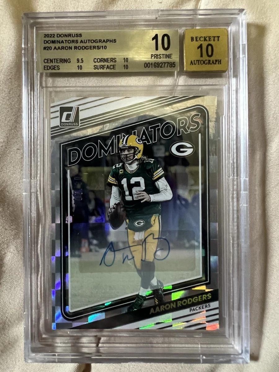 Panini Aaron Rodgers Football Sports Trading Card Singles Serial
