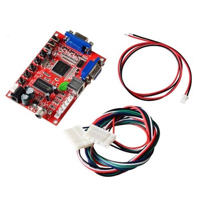 Arcade Game VGA to CGA RGBS/CVBS/S-VIDEO Video Output Converter Board GBS-8100