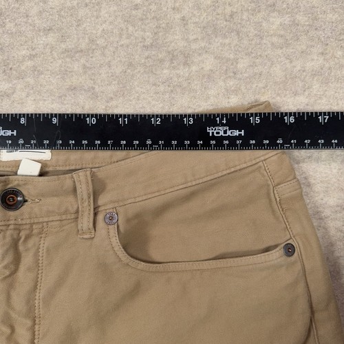 Todd Snyder Slim Fit 5-Pocket Stretch Chino Jeans Pants Dark Khaki Mens *31x31* - Picture 11 of 18