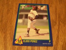 MELIDO PEREZ  ROOKIE 1989 SCORE RISING STAR  BASEBALL CARD #79. rookie card picture