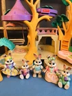 Vintage Fisher Price Hideaway Hollow TreeHouse Bunny Home Toy Playset 1996 97