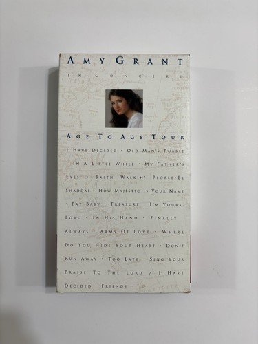 ✨Amy Grant- Age To Age Tour VHS 1984