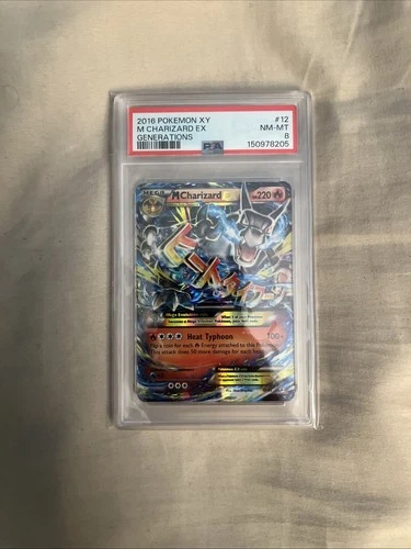 Pokemon Mega M Charizard EX Holo Ultra Rare Card 12/83 XY Generations