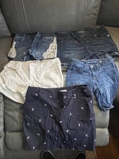 American Eagle/SO/Size 14 Hi-Rise ShortieDenim Shorts Lot Of 5 American Eagle/SO/Size 14 Hi-Rise ShortieDenim Shorts Lot Of 5 - Image 1