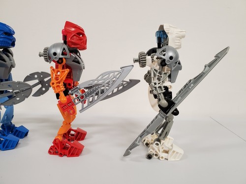 Lego Bionicle ORIGINAL TOA NUVA - Complete Set of 6 - NO Manuals Or Cans - Picture 14 of 14