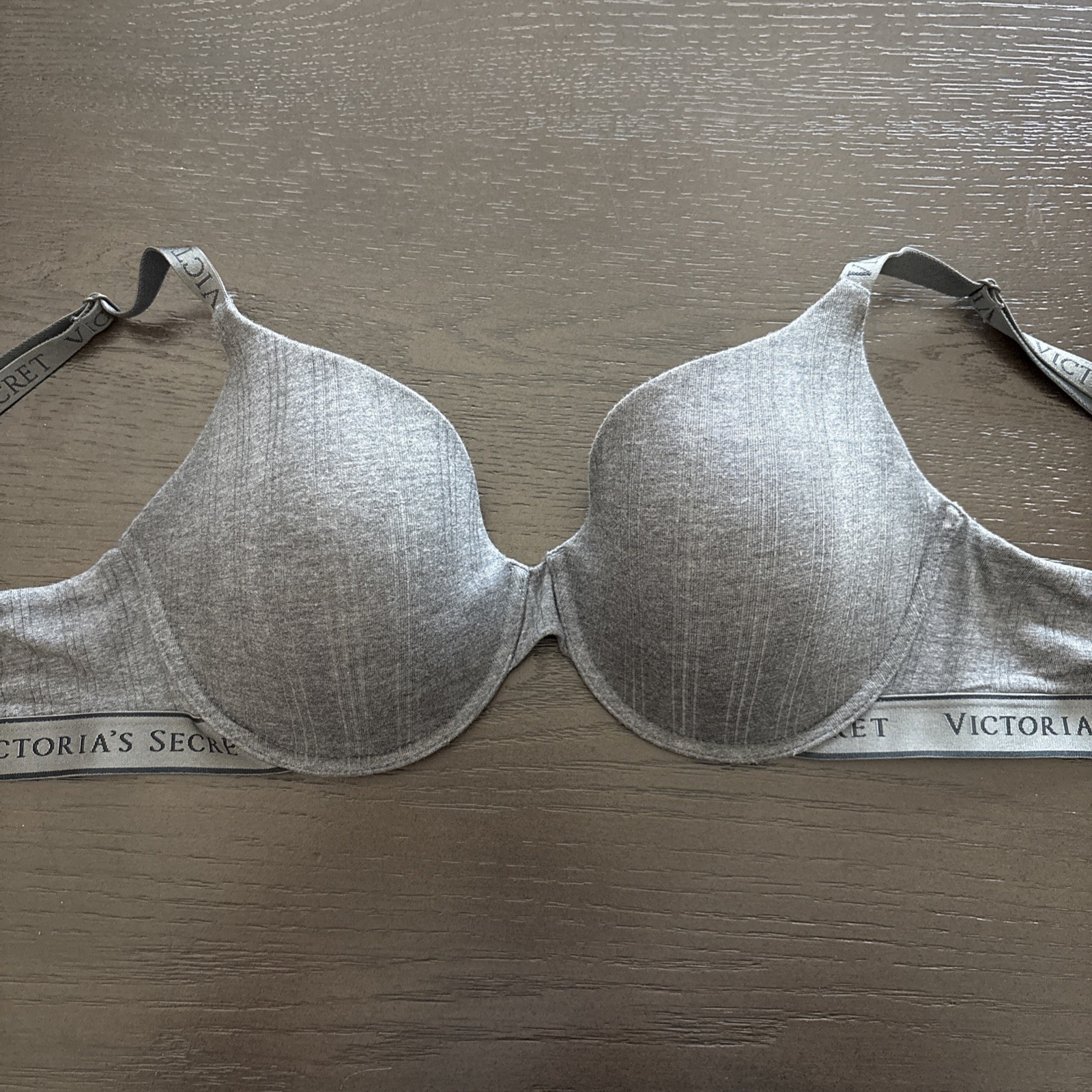 Gray Victoria Secret bra, push-up, excellent condition