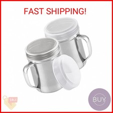 Powdered Sugar Shaker Duster - With Handle - 6 ounce, pack of 2