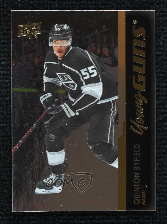 2021-22 Upper Deck Series 2 Young Guns Silver Foil Quinton Byfield #488 0n60