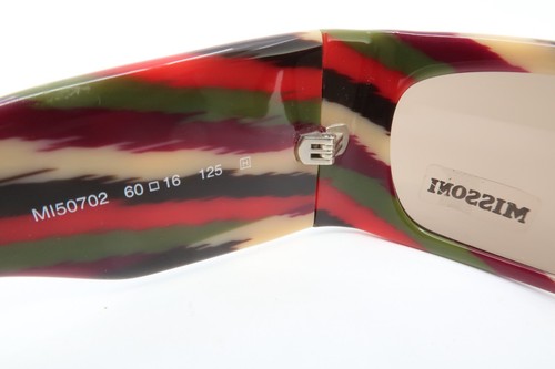 Vintage Missoni sunglasses acetate mod MI50702 size 60-16 125 NOS - Picture 4 of 8