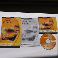 Roxio Easy CD Creator 5 Platinum Software Disc  Guides PC CD Burning Suite