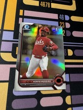 2022 Bowman Draft #BDC-140 Kenya Huggins Chrome Refractor