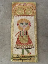 VINTAGE MID CENTURY MODERN EVELYN ACKERMAN ERA INDUSTRIES TAPESTRY WALL HANGING