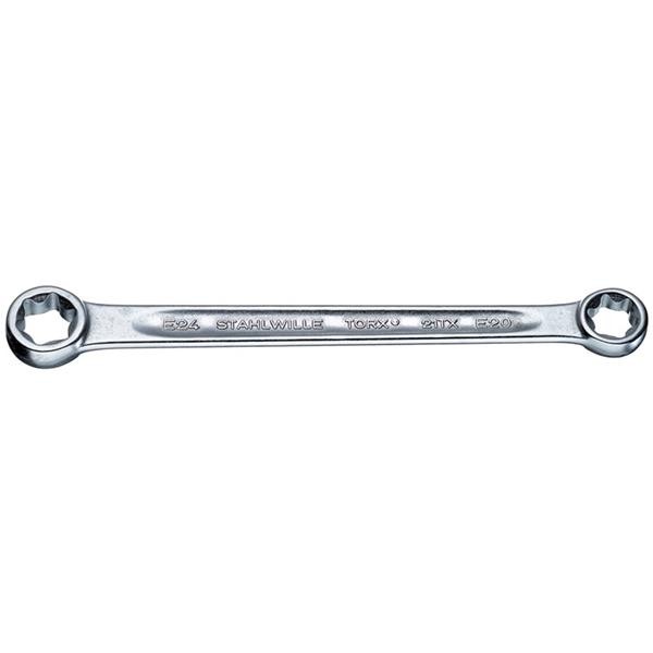 Stahlwille 21TX E6 X E8 DoppelringschlüSsel FüR AußEn Torx-Schrauben, Gerade-image