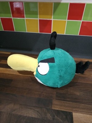 Angry Birds Hal mit geschlossenem Schnabel, 8 Zoll Plüsch 2010 Commonwealth, selten 