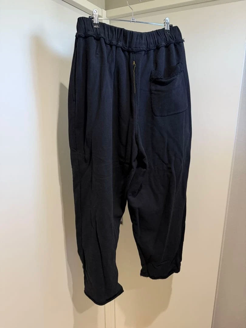 AIREI Organic Cotton Wide Sweatpants Size S (Fits XL) Navy