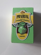 Très rare savon Prairial senteur pomme verte boîte années 70 vintage