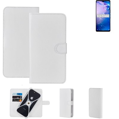 Schutzhülle für Sharp Aquos Zero6 Hülle + Bumper weiss Flipstyle Tasche Books