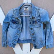 OshKosh denim jacket Girls 6x light denim much loved