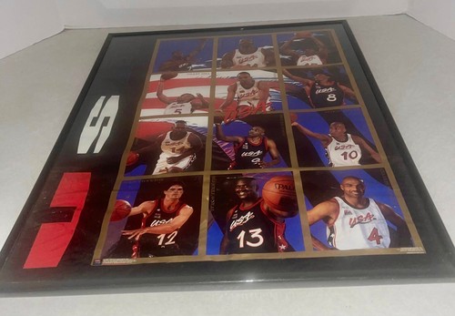 PÓSTER 23x35 del equipo de baloncesto de Estados Unidos Atlanta 1996 Juegos Olímpicos Dream Team 12 jugadores - Imagen 5 de 7