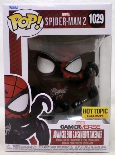 Funko Pop! Spider-Man 2 Advanced Suit 2.0 Symbiote Takeover Vinyl Figure #1029