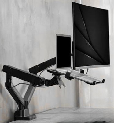 AVLT Laptop & PC TV Monitor Arm Desk Mount Top Premium Aluminum AVLT-DM15-1
