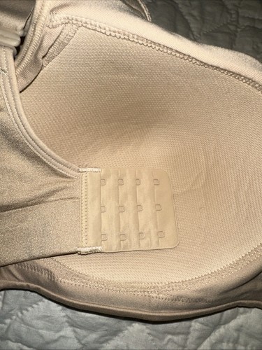Vanity Fair Beyond Comfort Medium Impact Size XL Beige Sports Bra 72204 NWT - Picture 3 of 4