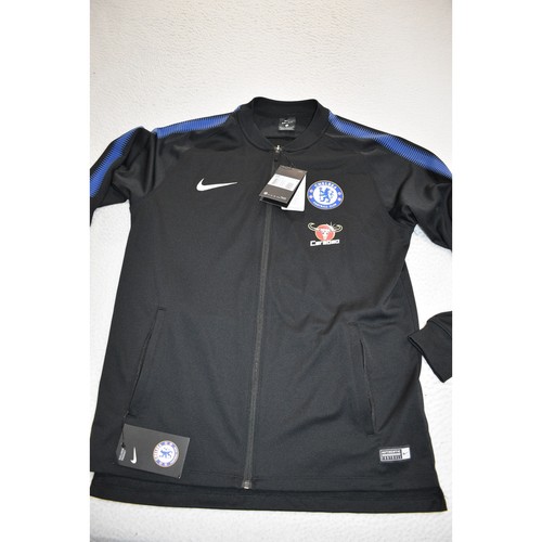 Nike Jacket Mens Size Medium Chelsea Football Club Carabao Soccer Black NEW - Picture 9 of 9